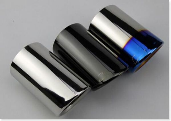 

stainless steel 2pcs car exhaust pipe mufflers tube,exhaust pipe,deafener with logo sline for audi q3,q5,a1,a3,a4,a4l,b8