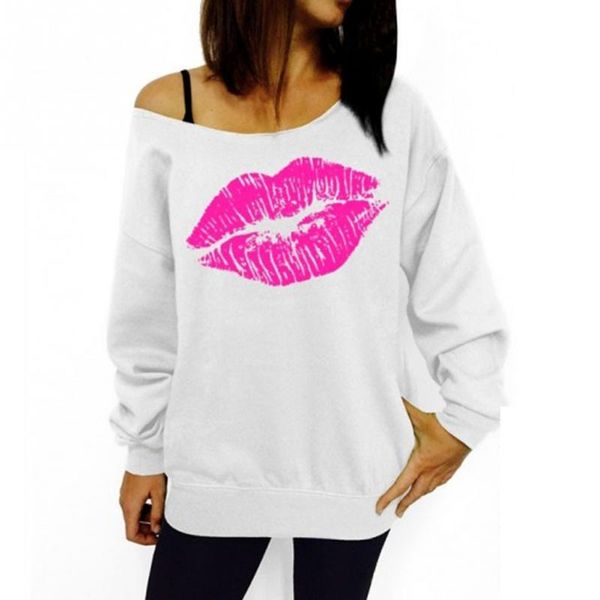 wholesale-new 2016 new design red lip pattern oblique shoulder long sleeve shirt s l xl, White
wholesale-new 2016 new design red lip pattern oblique shoulder long sleeve shirt s l xl, White