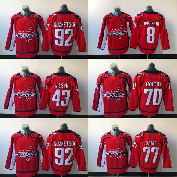 8 Alex Ovechkin 2018 Season 43 Tom Wilson 77 T.J. Oshie 70 Braden Holtby 92 Evgeny Kuznetsov Washington Capitals Jerseys
8 Alex Ovechkin 2018 Season 43 Tom Wilson 77 T.J. Oshie 70 Braden Holtby 92 Evgeny Kuznetsov Washington Capitals Jerseys