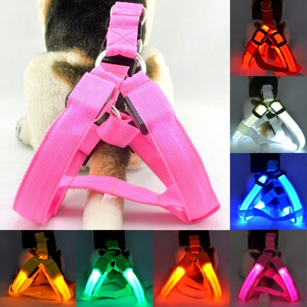 led nylon pet vest collar for big dog cat led glow flash light puppy belt harness leash tether safety collar rope large size
led nylon pet vest collar for big dog cat led glow flash light puppy belt harness leash tether safety collar rope large size