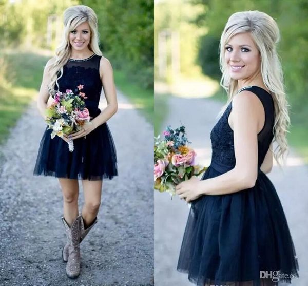 2020 dark navy country style short bridesmaid dresses sheer neck lace tulle maid of honor gowns formal wedding party dress, White;pink
2020 dark navy country style short bridesmaid dresses sheer neck lace tulle maid of honor gowns formal wedding party dress, White;pink