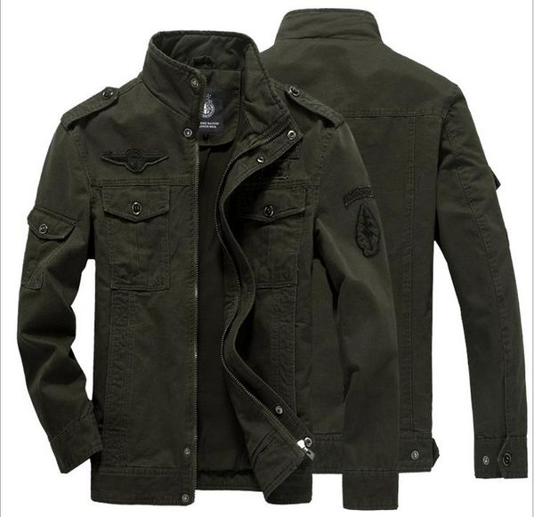 men outwear army jacket men zipper multi-pockets stand collarus military jacket men chaqueta hombre, Black;brown
men outwear army jacket men zipper multi-pockets stand collarus military jacket men chaqueta hombre, Black;brown