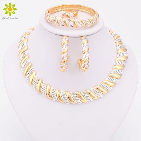 new arrival jewelry fashion gold plated charming sweater chain women statement necklaces earrings bracelet ring sets, Slivery;golden
new arrival jewelry fashion gold plated charming sweater chain women statement necklaces earrings bracelet ring sets, Slivery;golden