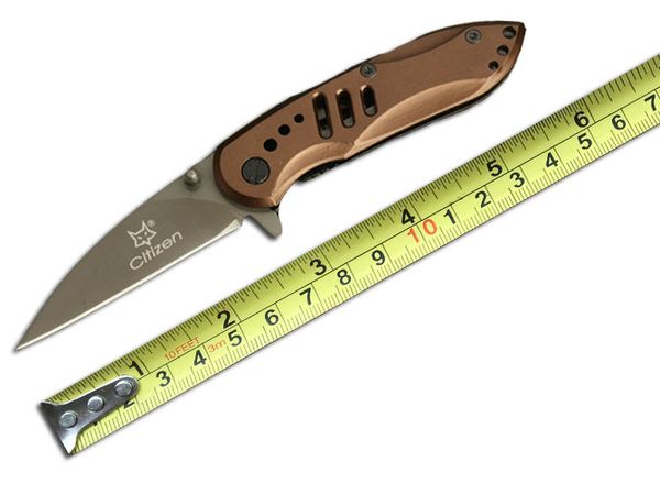 2016 Fox Citizen X09 Brown Folding Knife 3Cr13 54HRC Blade Fast-Open Aluminum Handle Camping Survival Knife Free DHL F531L
2016 Fox Citizen X09 Brown Folding Knife 3Cr13 54HRC Blade Fast-Open Aluminum Handle Camping Survival Knife Free DHL F531L