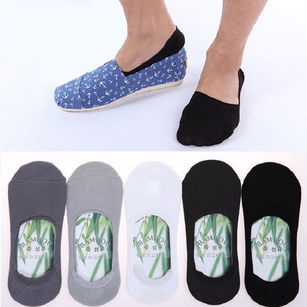 summer men socks slippers bamboo fibre non-slip silicone invisible boat compression socks male ankle socks 5pairs/lot, Black
summer men socks slippers bamboo fibre non-slip silicone invisible boat compression socks male ankle socks 5pairs/lot, Black