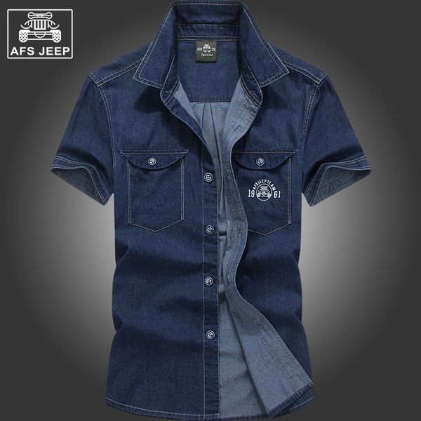 wholesale-afsjeep man thin cotton denim shirt with short sleeves in summer with standing collar half sleeve shirt loose big size shirt, White;black
wholesale-afsjeep man thin cotton denim shirt with short sleeves in summer with standing collar half sleeve shirt loose big size shirt, White;black