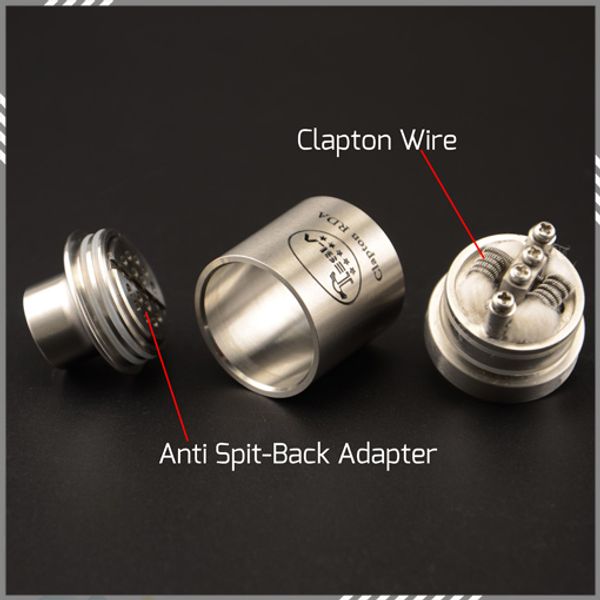 Authentic Tesla Clapton RDA Rebuildable Atomizers Huge Airflow with Japanese Cotton Wire fit 510 E Cigarette DHL Free
Authentic Tesla Clapton RDA Rebuildable Atomizers Huge Airflow with Japanese Cotton Wire fit 510 E Cigarette DHL Free