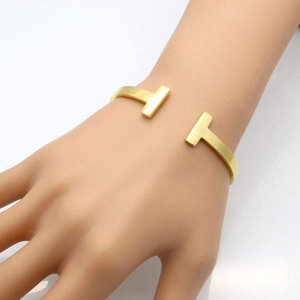 fashion new stainless steel double t love bracelet for woman jewelry cuff 18k rose gold plate bangles bracelets for women love bracelet, Black
fashion new stainless steel double t love bracelet for woman jewelry cuff 18k rose gold plate bangles bracelets for women love bracelet, Black
