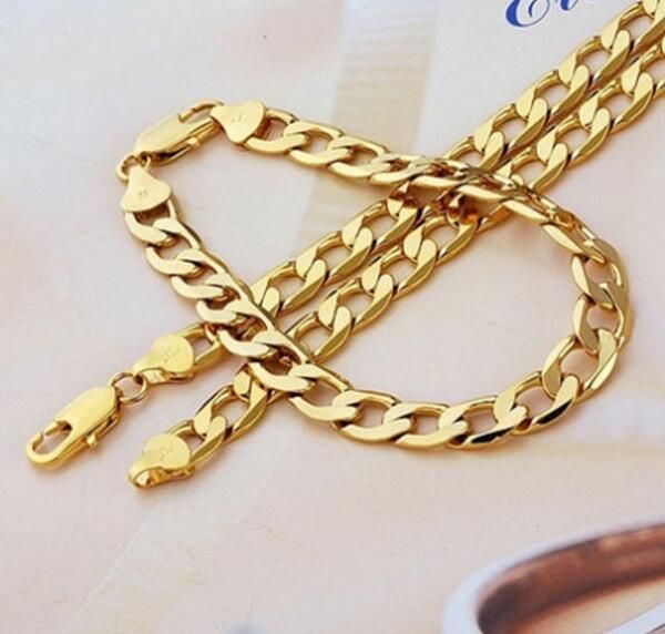 2016 New 24K YELLOW GOLD FILLED MEN'S NECKLACE BRACELET 24"Solid CURB CHAINS GF JEWELRY WIDE 8MM 10MM 12MM
2016 New 24K YELLOW GOLD FILLED MEN'S NECKLACE BRACELET 24"Solid CURB CHAINS GF JEWELRY WIDE 8MM 10MM 12MM