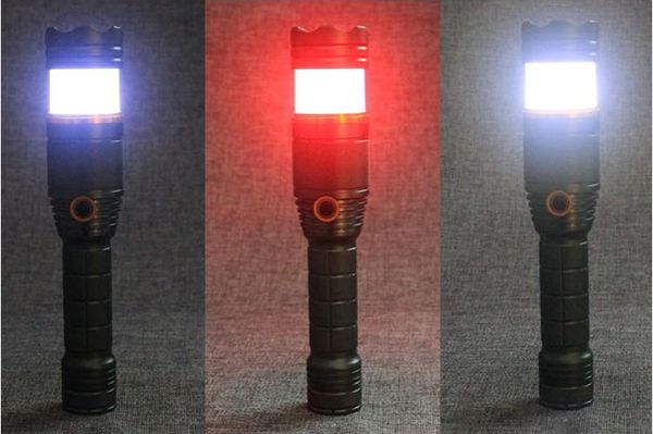 super bright 1000 lumen xml t6 railway rescue command outdoor flashlight red blue white colour signal lamp
super bright 1000 lumen xml t6 railway rescue command outdoor flashlight red blue white colour signal lamp