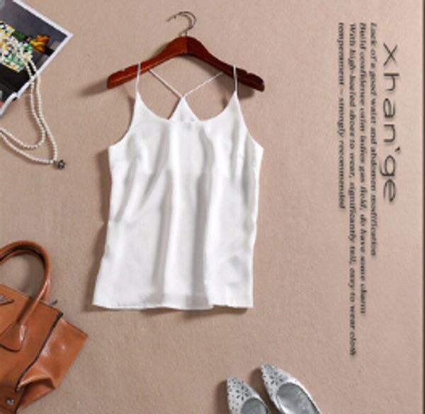 wholesale-2015 plus size 100% mulberry silk camisole base solid pure silk l/xl/xxl/3xl ing, White
wholesale-2015 plus size 100% mulberry silk camisole base solid pure silk l/xl/xxl/3xl ing, White