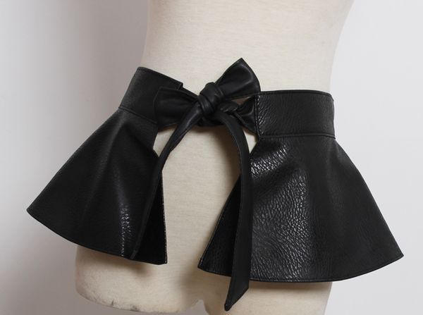 wholesale- womens vintage faux leather waist corset wide belt mini skirt with tie bow, Black;brown
wholesale- womens vintage faux leather waist corset wide belt mini skirt with tie bow, Black;brown