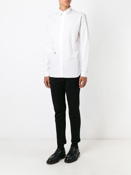 wholesale-luxury france men short long sleeve shirt black white bee embroider 100% cotton male d shirt, White;black
wholesale-luxury france men short long sleeve shirt black white bee embroider 100% cotton male d shirt, White;black