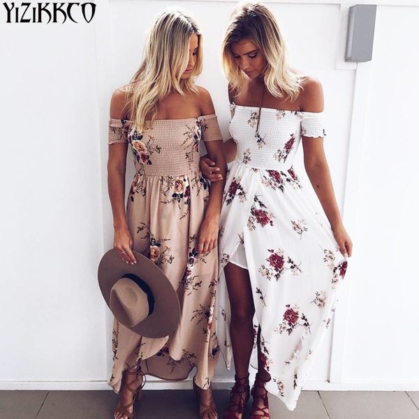 wholesale- plus size boho style long dress women off shoulder beach summer dresses floral print vintage chiffon white maxi dress vestidos, White;black
wholesale- plus size boho style long dress women off shoulder beach summer dresses floral print vintage chiffon white maxi dress vestidos, White;black
