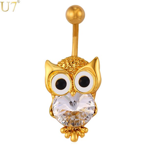 unique new cute owl jewelry navel ring women body jewelry 18k gold plated / platinum lucky nighthawk animal belly button ring db006, Silver
unique new cute owl jewelry navel ring women body jewelry 18k gold plated / platinum lucky nighthawk animal belly button ring db006, Silver