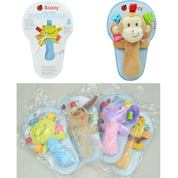 18.5*12cm sozzy baby toy babies cartoon animal dolls toys boys girls plush toys varita rattle brinquedos sozzy handbell
18.5*12cm sozzy baby toy babies cartoon animal dolls toys boys girls plush toys varita rattle brinquedos sozzy handbell