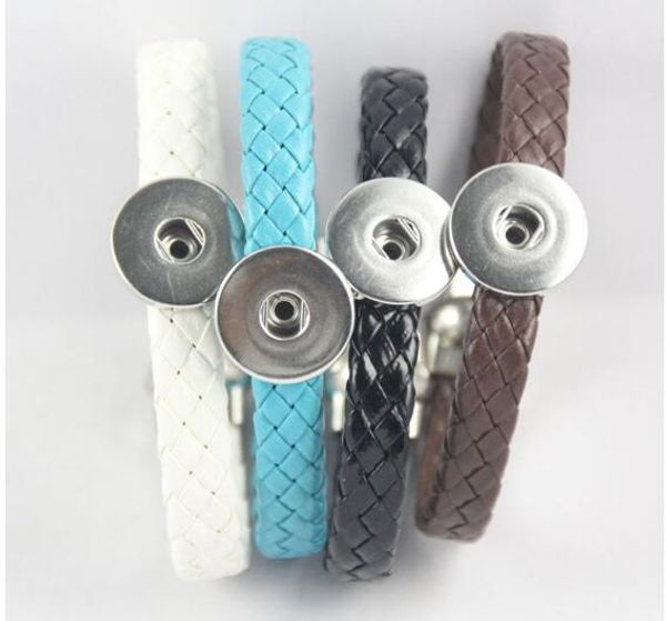 6pc/lot 20cm alloy PU leather NOOSA chunks snap button jewelry multi color DIY handmade woven bracelet snap button bracelet fit 18mm charm
6pc/lot 20cm alloy PU leather NOOSA chunks snap button jewelry multi color DIY handmade woven bracelet snap button bracelet fit 18mm charm
