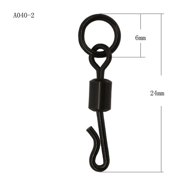 infof 200pieces/lot carp fishing swivels rolling fishing lengthen swivels with single ring and q shape snap carp fishing accessories
infof 200pieces/lot carp fishing swivels rolling fishing lengthen swivels with single ring and q shape snap carp fishing accessories
