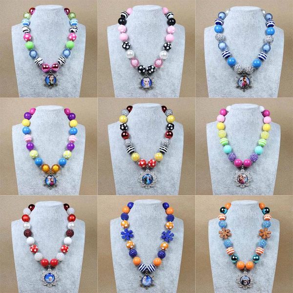 14 styles new children punk beaded pendants necklace girls kids baby jewelry christmas gift fashion accessories, Red;brown
14 styles new children punk beaded pendants necklace girls kids baby jewelry christmas gift fashion accessories, Red;brown