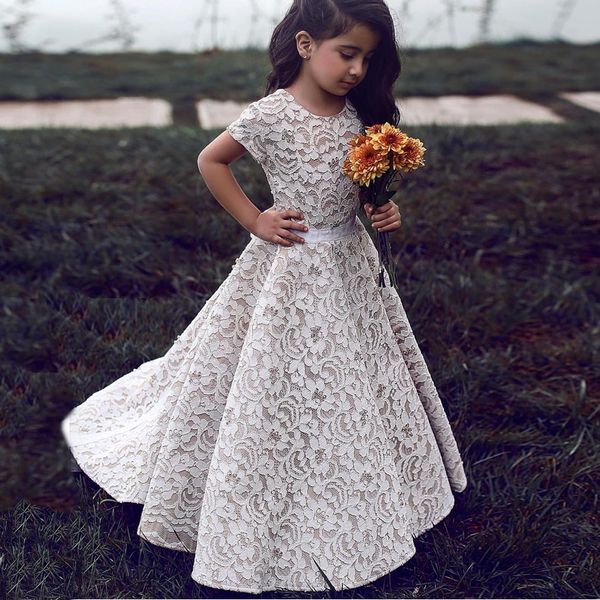 2017 lace flower girls dresses for weddings aline short sleeves ivory champagne floor length pageant dresses for girls kids wedding dress, White;blue
2017 lace flower girls dresses for weddings aline short sleeves ivory champagne floor length pageant dresses for girls kids wedding dress, White;blue