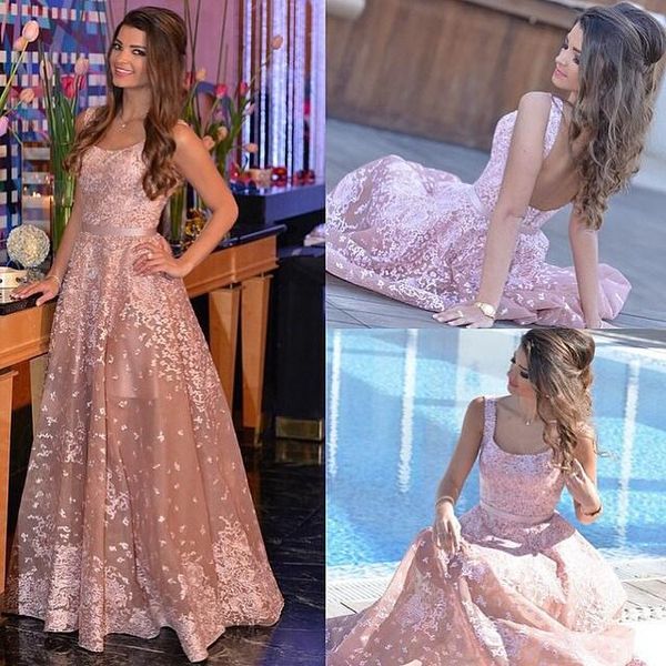 scoop blush pink evening dresses open back appliques sheer prom gowns 2016 spring formal beach garden party gowns, Black;red
scoop blush pink evening dresses open back appliques sheer prom gowns 2016 spring formal beach garden party gowns, Black;red