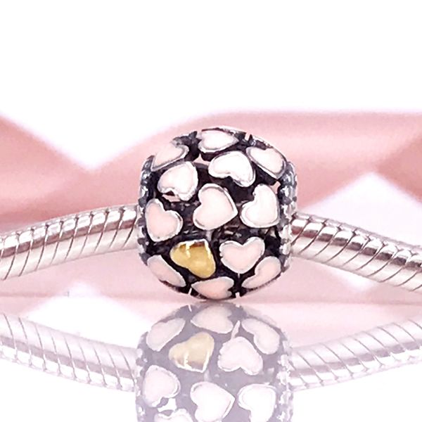 european diy style authentic 925 sterling silver abundance of love, pink enamel charm fit diy pandora bracelet 791283en40, Black
european diy style authentic 925 sterling silver abundance of love, pink enamel charm fit diy pandora bracelet 791283en40, Black