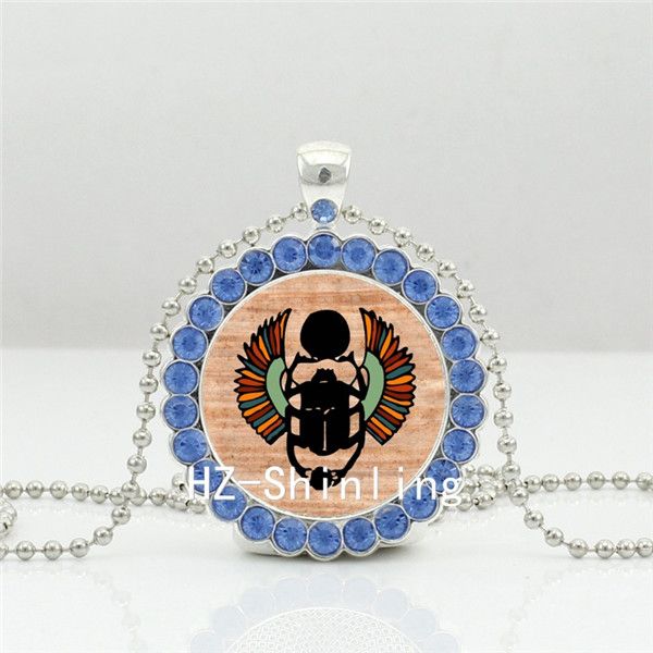 new egyptian scarab necklace ancient egypt pendant jewelry crystal pendant ball chain long necklace ndc-0012, Silver
new egyptian scarab necklace ancient egypt pendant jewelry crystal pendant ball chain long necklace ndc-0012, Silver