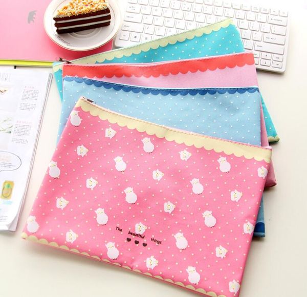 wholesale-1pcs kawaii cute sheep oxford a4 document bag storage carpetas archivadora file folder for papers stationery fichario papeleria
wholesale-1pcs kawaii cute sheep oxford a4 document bag storage carpetas archivadora file folder for papers stationery fichario papeleria