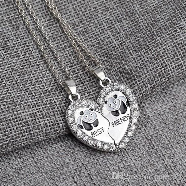 friends panda necklace set silver plated rhinestone embellished necklaces gift idea unique jewelry chokers necklaces, Golden;silver
friends panda necklace set silver plated rhinestone embellished necklaces gift idea unique jewelry chokers necklaces, Golden;silver