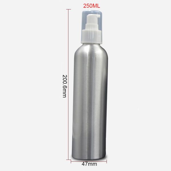 250ml aluminum pump makeup bottle refillable empty emulsion lotion cosmetic bottle lady favor 20pcs/lot fz135
250ml aluminum pump makeup bottle refillable empty emulsion lotion cosmetic bottle lady favor 20pcs/lot fz135