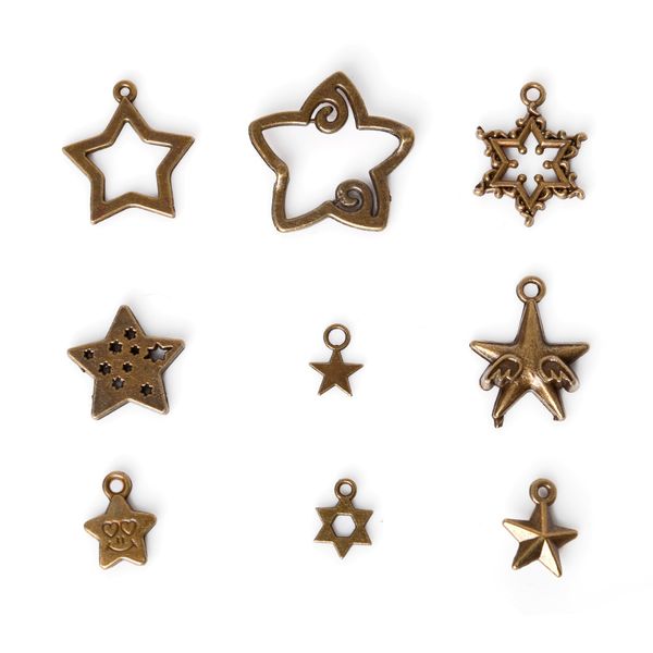 new 130pcs/lot zinc alloy antique bronze plated five pointed star charms vintage tibetan pendants diy bracelet necklace jewel, Bronze;silver
new 130pcs/lot zinc alloy antique bronze plated five pointed star charms vintage tibetan pendants diy bracelet necklace jewel, Bronze;silver