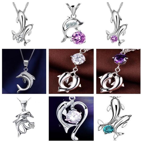 mix order dolphin necklace dolphin pendant lovers diamond diamonds love zircon short section yp071 arts and crafts pendant with chain, Black
mix order dolphin necklace dolphin pendant lovers diamond diamonds love zircon short section yp071 arts and crafts pendant with chain, Black