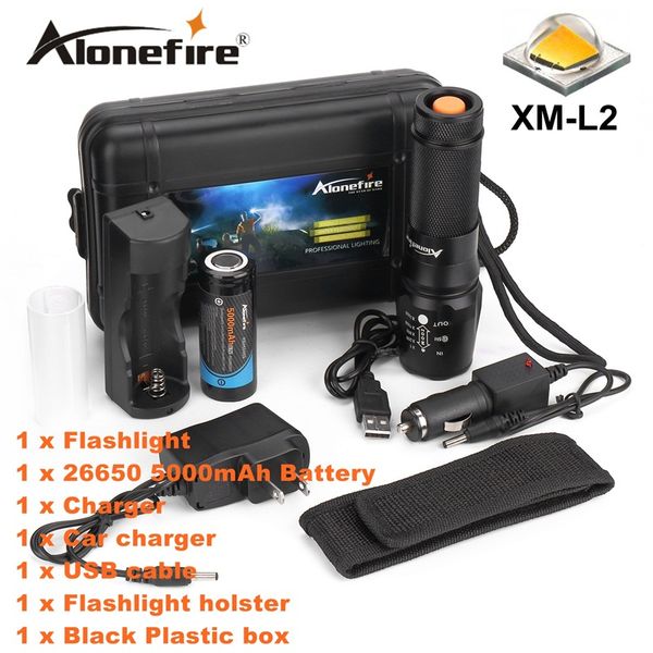 alonefire x800 cree xm-l2 led 2200lm масштабируемые тактические фонари факел +26650 аккумулятор usb заряд
alonefire x800 cree xm-l2 led 2200lm масштабируемые тактические фонари факел +26650 аккумулятор usb заряд