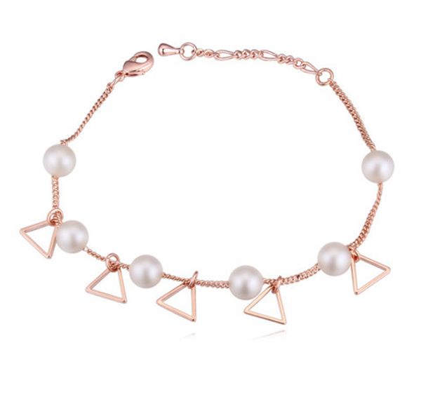 bracelets bangles fashion women pearl 18k gold plated triangle alloy charm bracelets, Golden;silver
bracelets bangles fashion women pearl 18k gold plated triangle alloy charm bracelets, Golden;silver