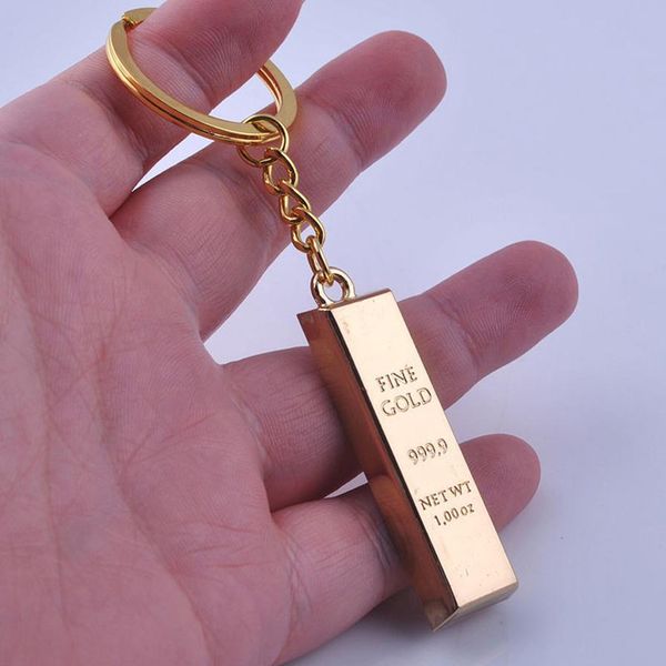 Faux Simulation model Gold Bar Ingot Bullion Keychain Gold bars Keyfob Keyring Alloy keychains Creative Gift
Faux Simulation model Gold Bar Ingot Bullion Keychain Gold bars Keyfob Keyring Alloy keychains Creative Gift