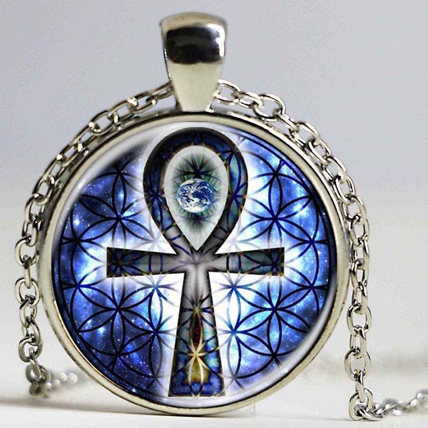 Wholesale Picture Necklace Flower of Life Ankh Pendant Chakra Necklace Sacred Geometry Jewelry Art Glass Cabochon Necklace
Wholesale Picture Necklace Flower of Life Ankh Pendant Chakra Necklace Sacred Geometry Jewelry Art Glass Cabochon Necklace