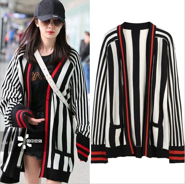 2017 Celebrity Style Cardigan Long Sleeve Crew Neck Autumn/Winter Brand Same Style Cardigan Fashion Women Clothes TY
2017 Celebrity Style Cardigan Long Sleeve Crew Neck Autumn/Winter Brand Same Style Cardigan Fashion Women Clothes TY