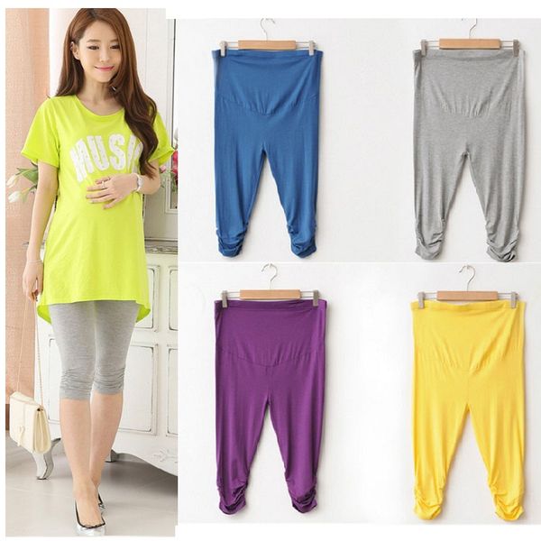 80pcs new summer maternity pants pregnant women elastic capris pant solid pleated modal leggings clothing wholesale za0263, White
80pcs new summer maternity pants pregnant women elastic capris pant solid pleated modal leggings clothing wholesale za0263, White