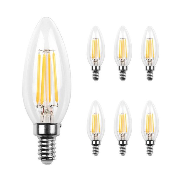 Светодиодная лампа для канделябров COB LED Лампа накаливания Flame Vintage Свеча для дома,
Светодиодная лампа для канделябров COB LED Лампа накаливания Flame Vintage Свеча для дома,