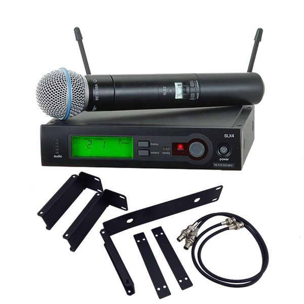with rack mounting for stage uhf pro wireless dual microphone system slx24/beta58 58a cordless mic for ktv karaoke dj
with rack mounting for stage uhf pro wireless dual microphone system slx24/beta58 58a cordless mic for ktv karaoke dj
