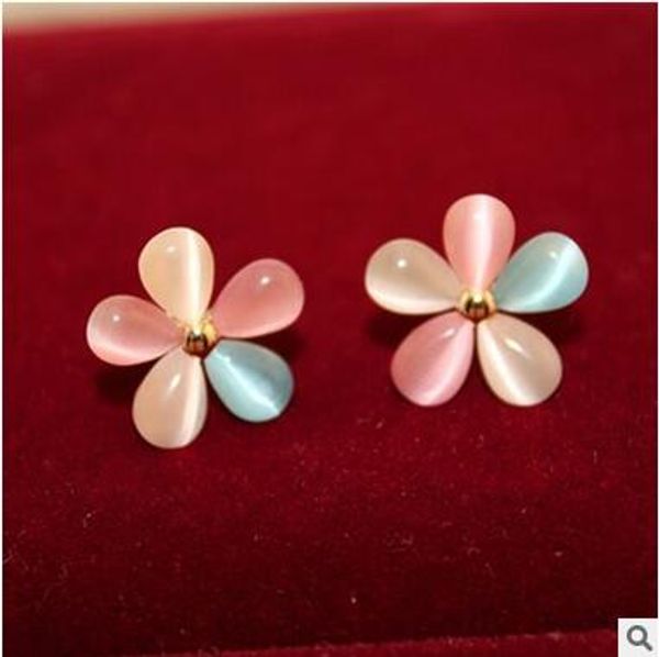cherry flower colorful opal earrings stud flowers cherry blossoms stud earrings gold gemstone earrings for women, Golden;silver
cherry flower colorful opal earrings stud flowers cherry blossoms stud earrings gold gemstone earrings for women, Golden;silver