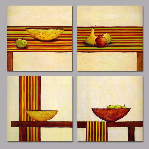 4pcs still life bowl foods picture decoration green apple pear table canvas painting wall art for living room print unframed
4pcs still life bowl foods picture decoration green apple pear table canvas painting wall art for living room print unframed