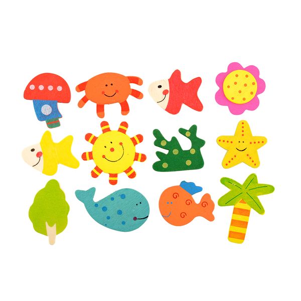 wholesale-2016 new 12pcs/set kids baby wood wooden cartoon pattern fridge magnet child educational toy gift hot
wholesale-2016 new 12pcs/set kids baby wood wooden cartoon pattern fridge magnet child educational toy gift hot