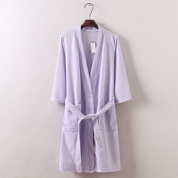 wholesale-summer waffle cotton fabrics seven colors simple casual women robes long sleeve bathrobe for l beauty salon robes, Black;red
wholesale-summer waffle cotton fabrics seven colors simple casual women robes long sleeve bathrobe for l beauty salon robes, Black;red