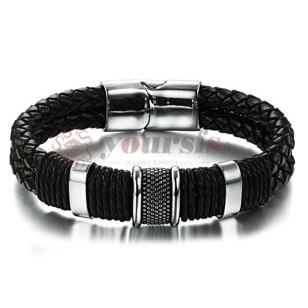 yoursfs men pu wedding exquisite leather boys beautiful 2019 new arrival zinc alloy bracelet black 1pc weave black punk
yoursfs men pu wedding exquisite leather boys beautiful 2019 new arrival zinc alloy bracelet black 1pc weave black punk