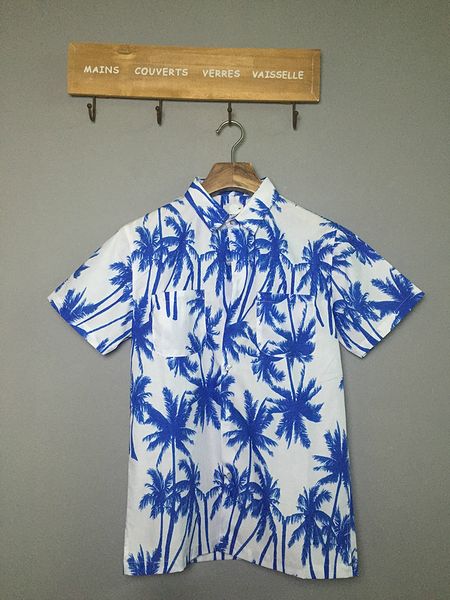 wholesale-mens summer tree beach shirt sleeve printing brand hawaiian coconut style clothing short shipping rilxn, Black 
wholesale-mens summer tree beach shirt sleeve printing brand hawaiian coconut style clothing short shipping rilxn, Black