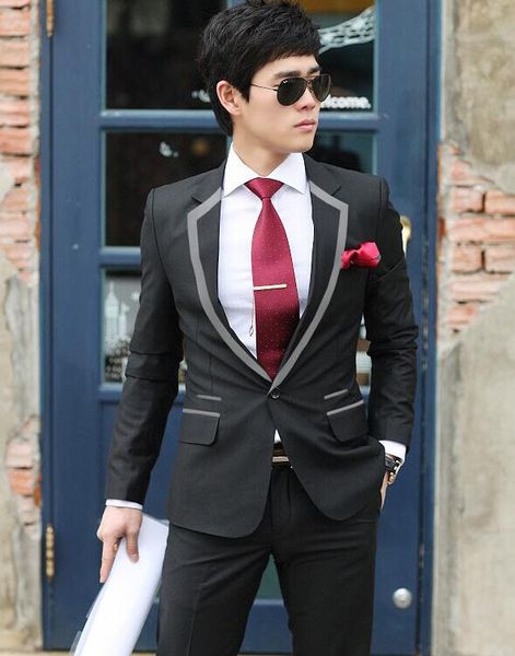 wholesale-business black grey edge latest coat pant designs costume homme mariage men groom wedding suits for men's blazers ternos prom, White;black
wholesale-business black grey edge latest coat pant designs costume homme mariage men groom wedding suits for men's blazers ternos prom, White;black