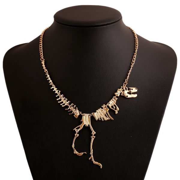 pendant women jewelry goth alloy dinosaur skeleton dead tyrannosaurus t-rex charm necklace dinosaur skeletons punk style chokers, Golden;silver
pendant women jewelry goth alloy dinosaur skeleton dead tyrannosaurus t-rex charm necklace dinosaur skeletons punk style chokers, Golden;silver