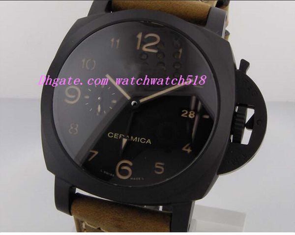 Luxury wri twatch original box 441 00441 ceramic 1950 automatic movement men watch men 039 watche brown leather trap
Luxury wri twatch original box 441 00441 ceramic 1950 automatic movement men watch men 039 watche brown leather trap