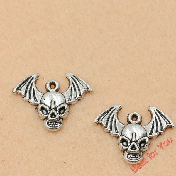 100pcs tibetan silver plated skull wings pirate charms pendants for jewelry making diy craft handmade 17x23mm jewelry making, Bronze;silver
100pcs tibetan silver plated skull wings pirate charms pendants for jewelry making diy craft handmade 17x23mm jewelry making, Bronze;silver